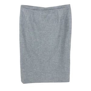 ROBERTO QUAGLIA Skirt Wool With Lining Long Blue